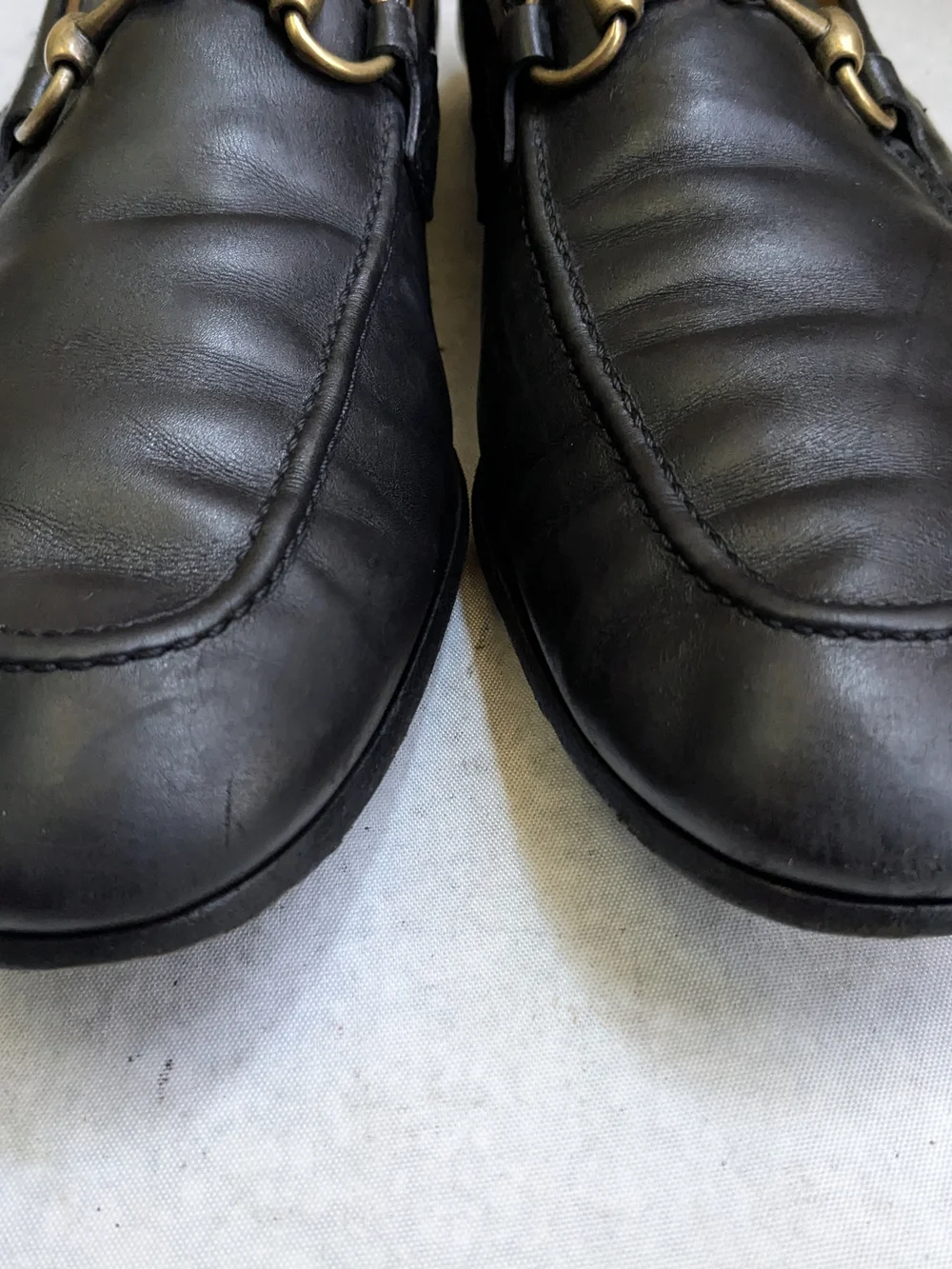 Gucci Horsebit Loafers Black Men US 9.5 - Picture 5 of 15